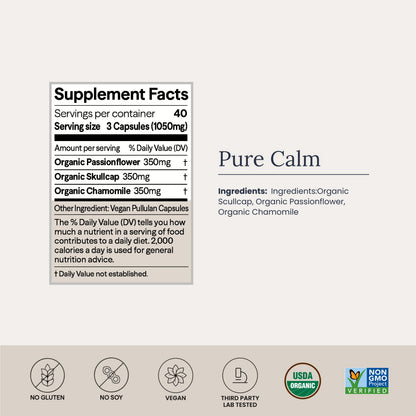 Pure Calm Capsule Jar