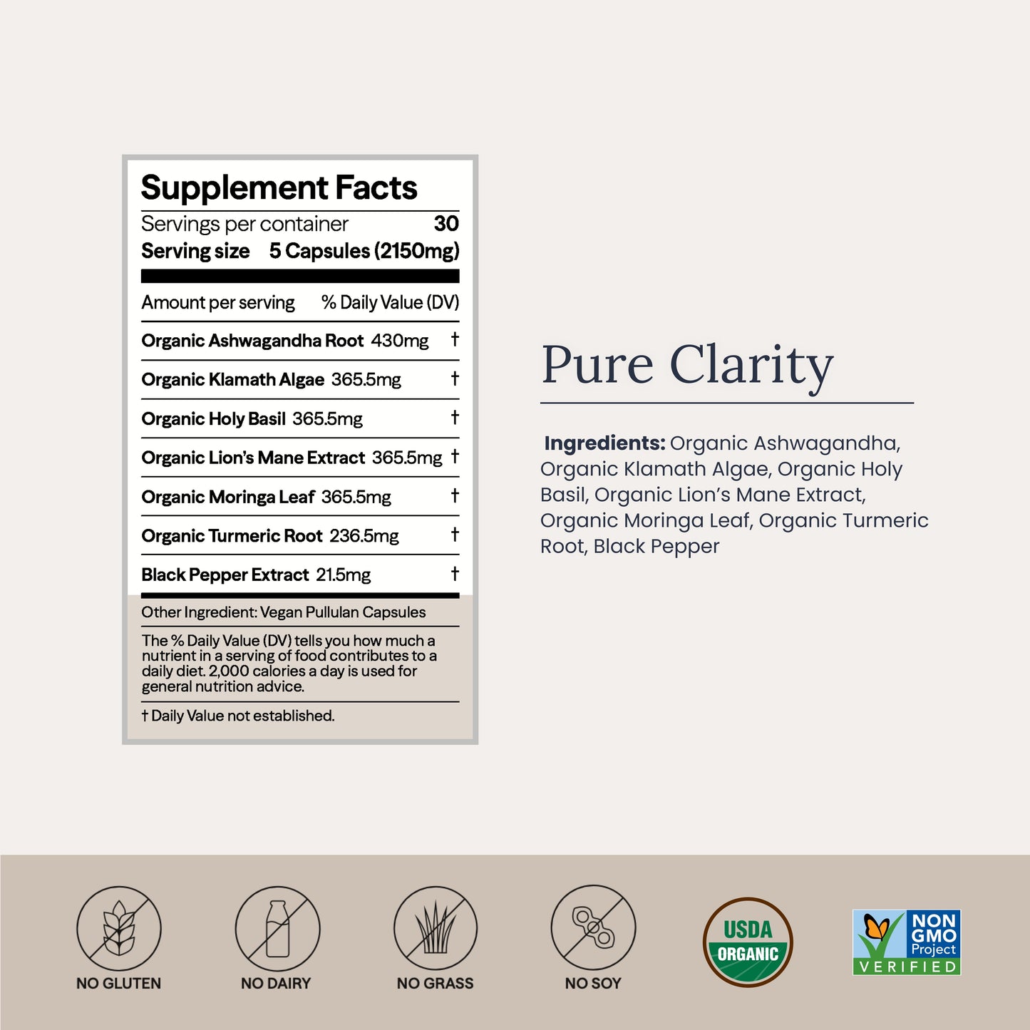 Pure Clarity Capsule Jar