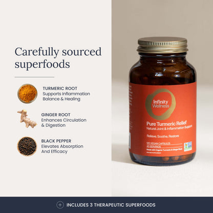 Pure Turmeric Relief Capsule Jar