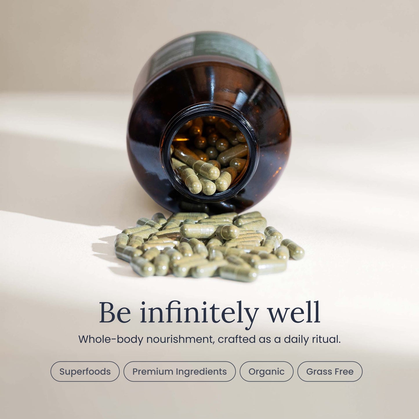 True Greens Capsule Jar
