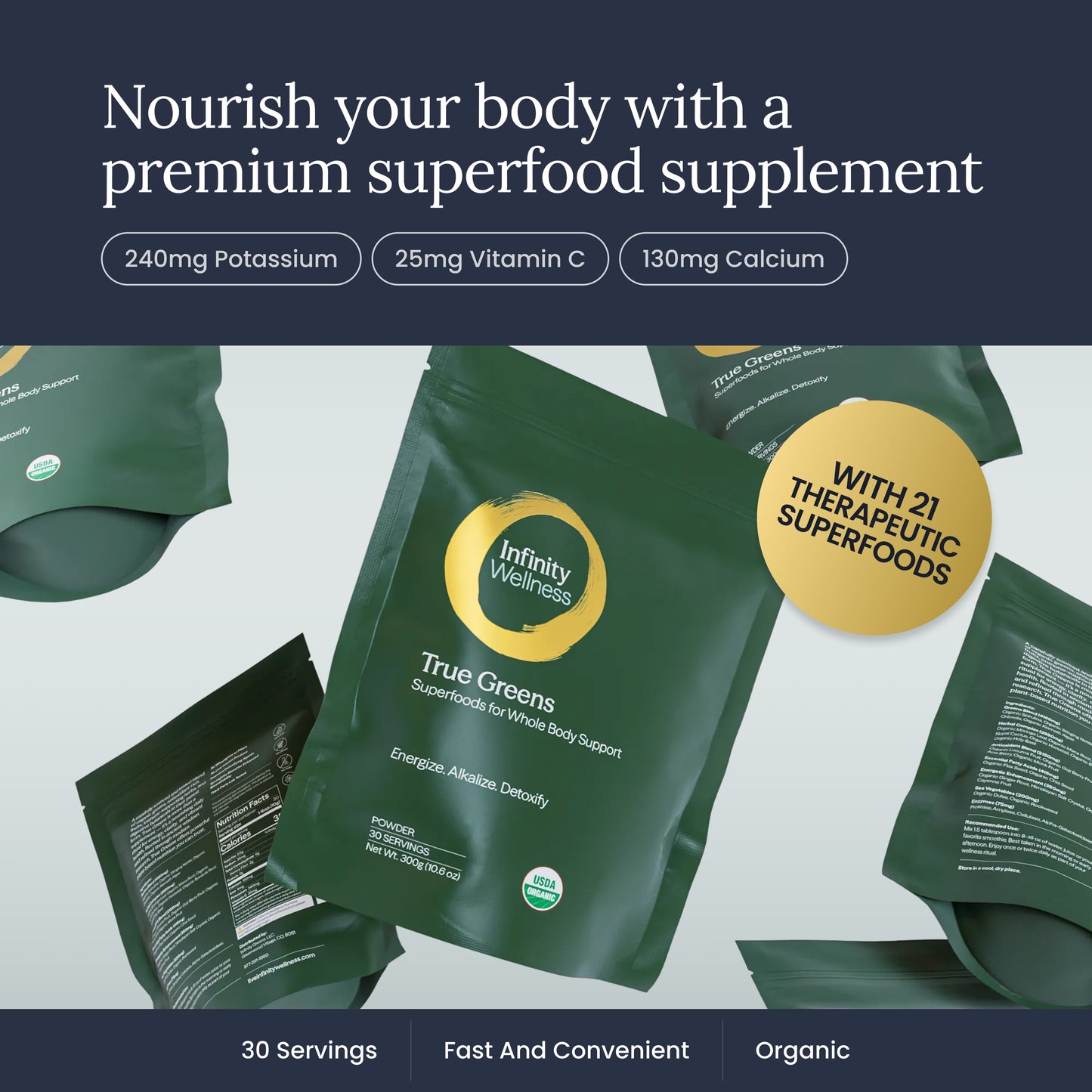 True Greens Powder Pouch