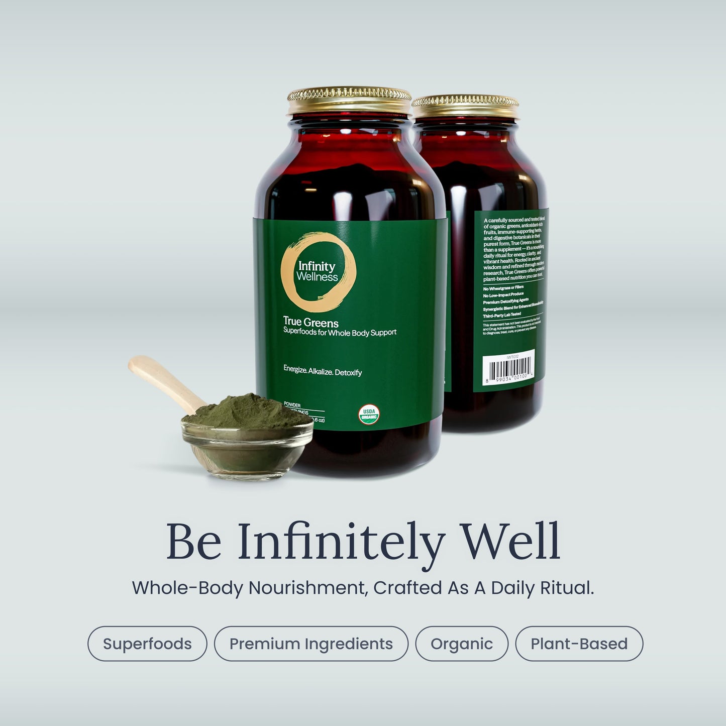 True Greens Powder Jar