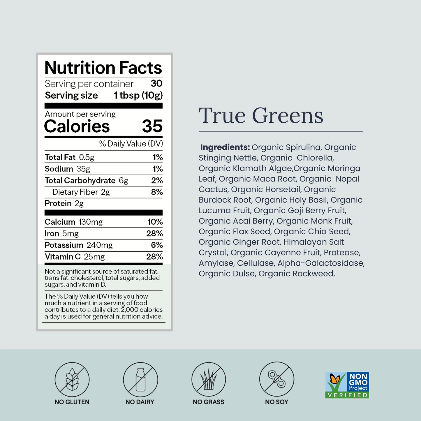 True Greens Powder Jar