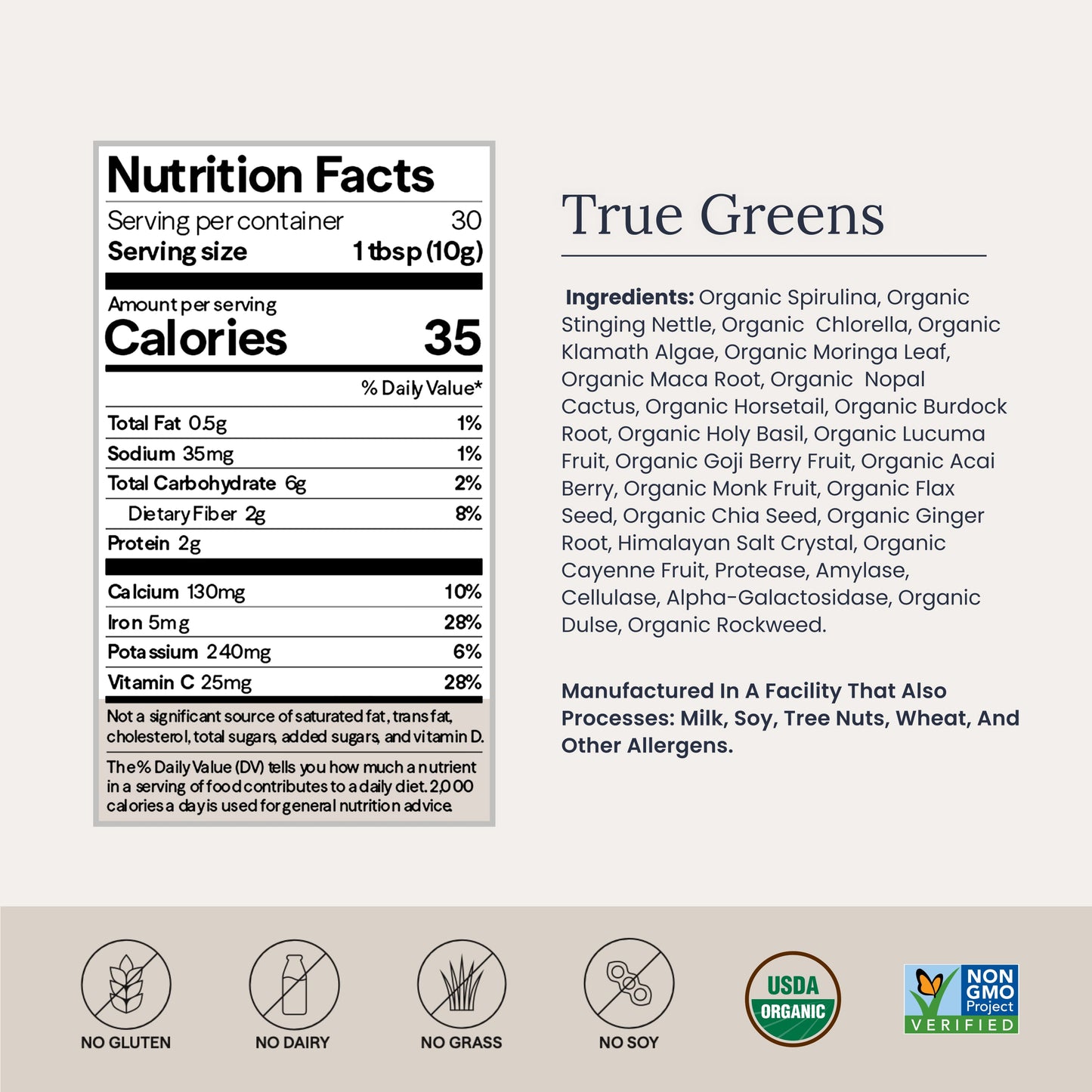 True Greens Powder Pouch