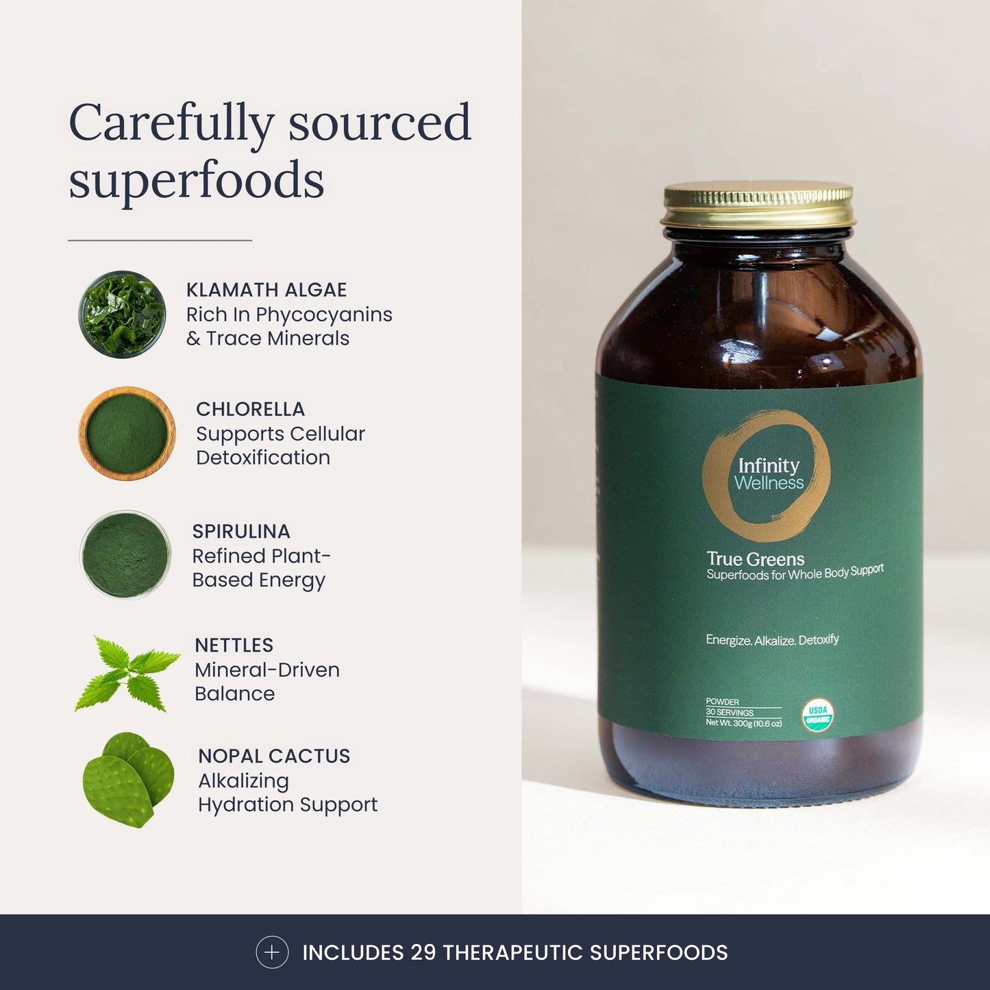 True Greens Powder Jar