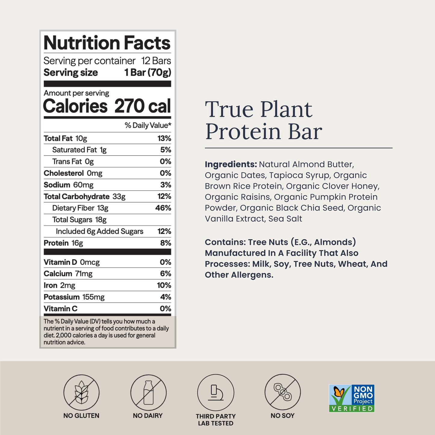 True Plant Protein Bar