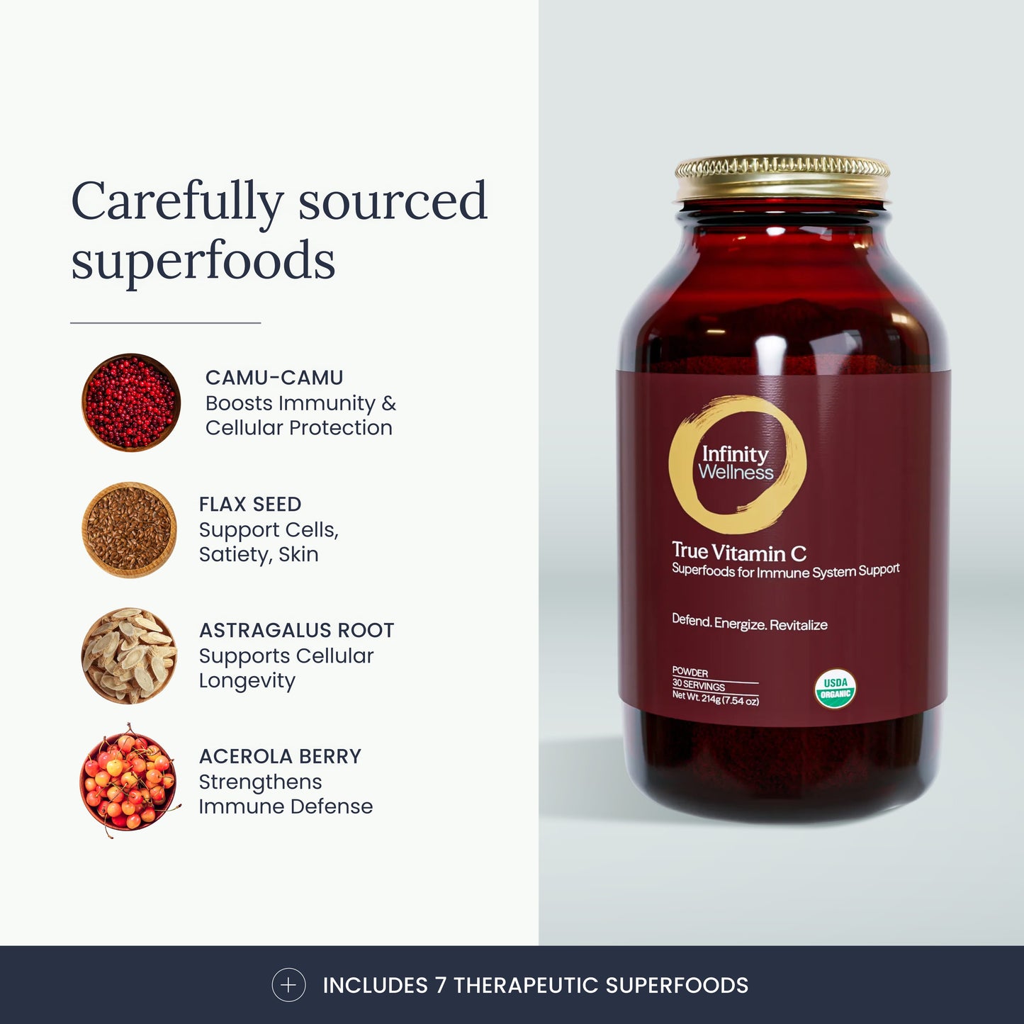 True Vitamin C Powder Jar