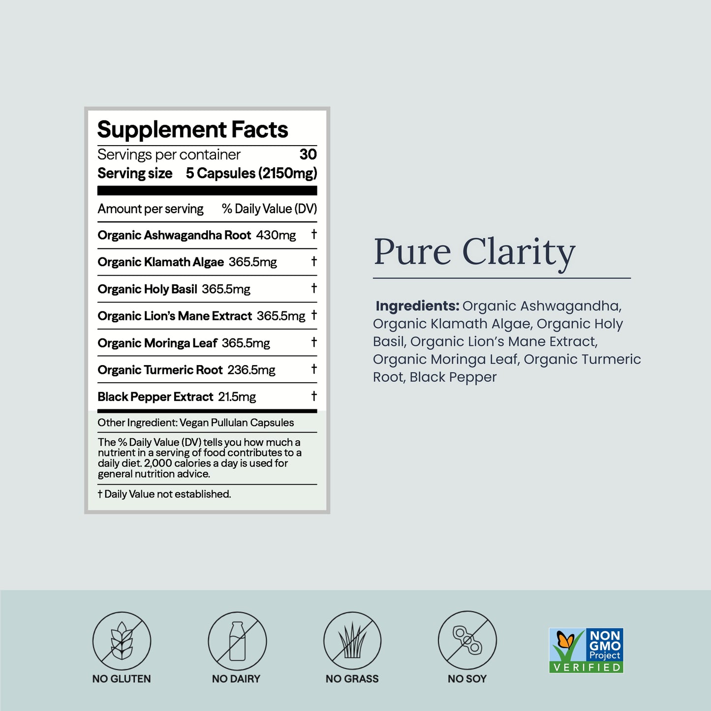 Pure Clarity Capsule Jar