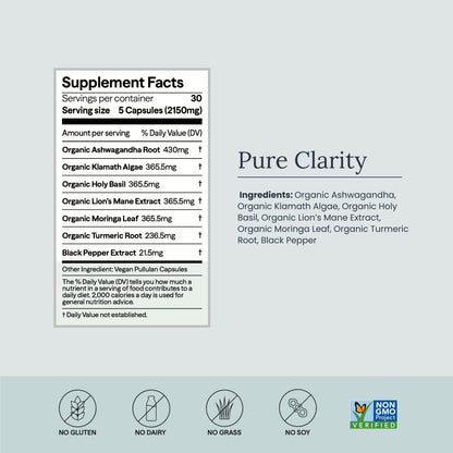 Pure Clarity Capsule Jar