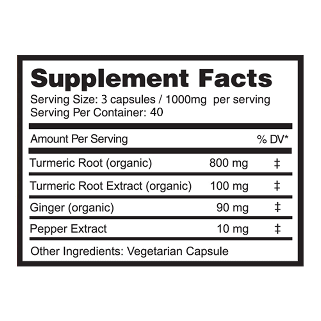 Infinity Turmeric Pain Relief Capsules